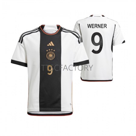 Billiga Fotbollströjor Tyskland Timo Werner 9 Hemma tröja WM 2022 Kortärmad